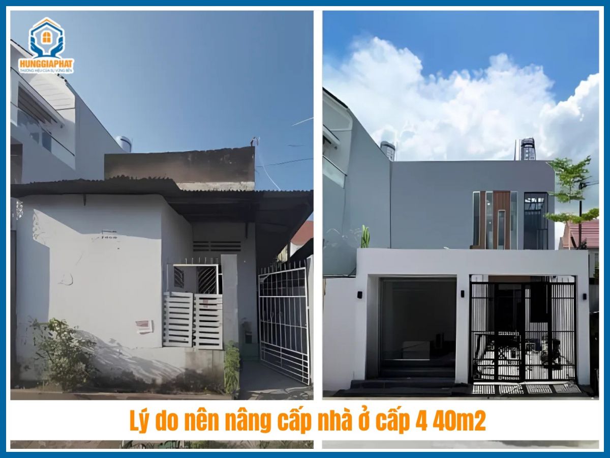 Ly do nen nang cap nha o cap 4 40m2 sau mot thoi gian su dung