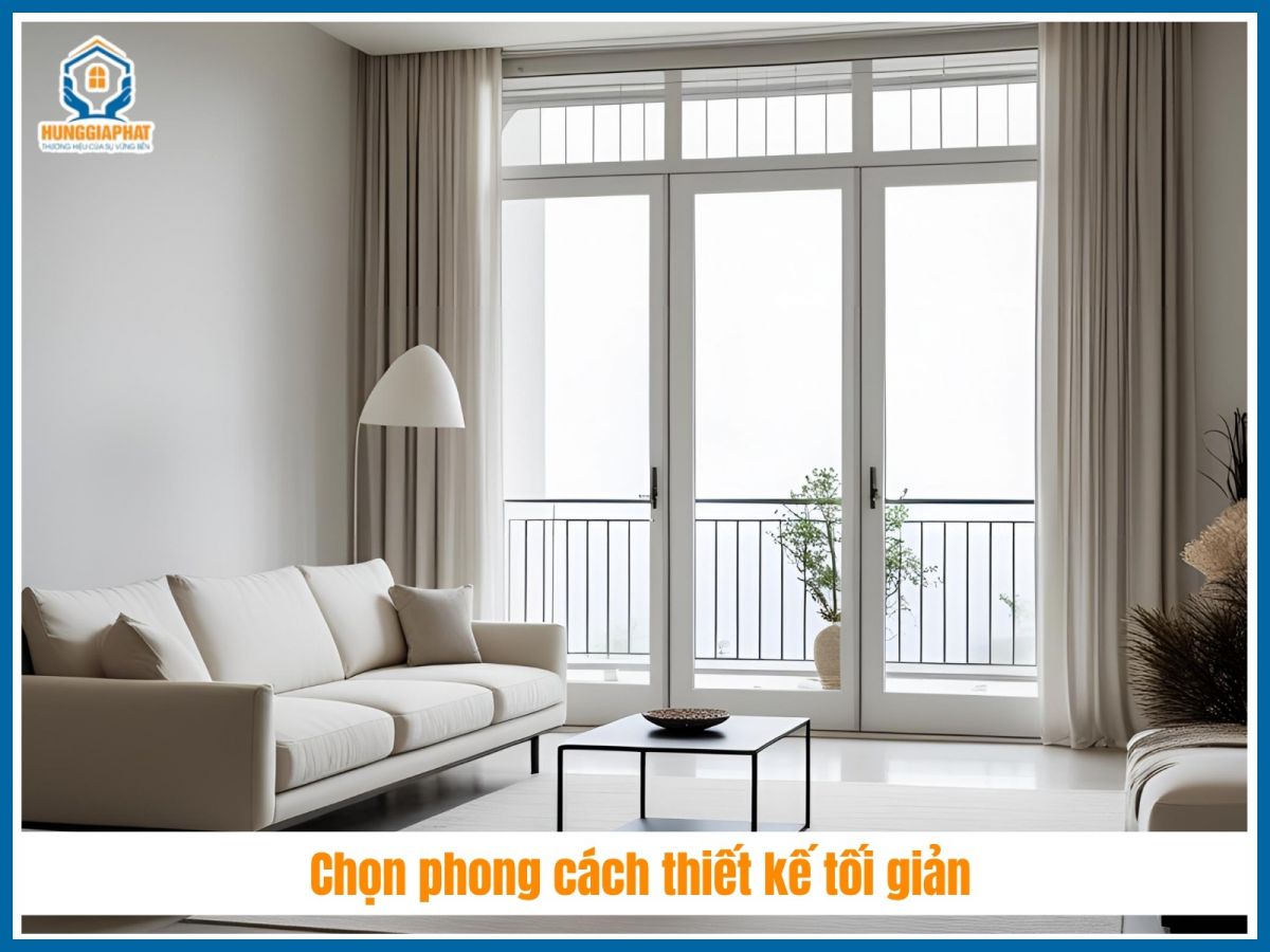 Chọn phong cách thiết kế tối giản