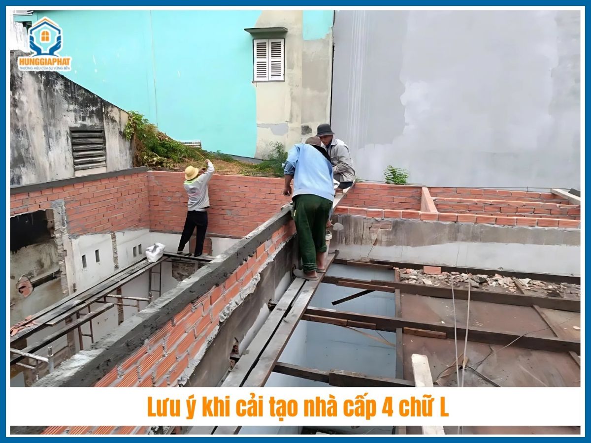 Luu y khi cai tao nha cap 4 chu L tiet kiem