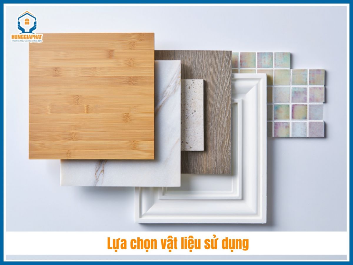 Lua chon vat lieu su dung