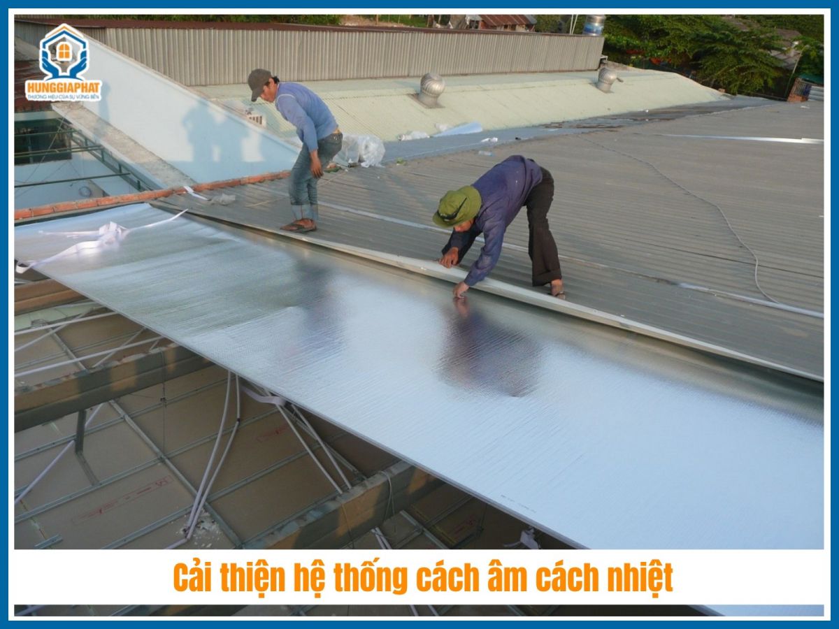 Cai thien he thong cach am cach nhiet