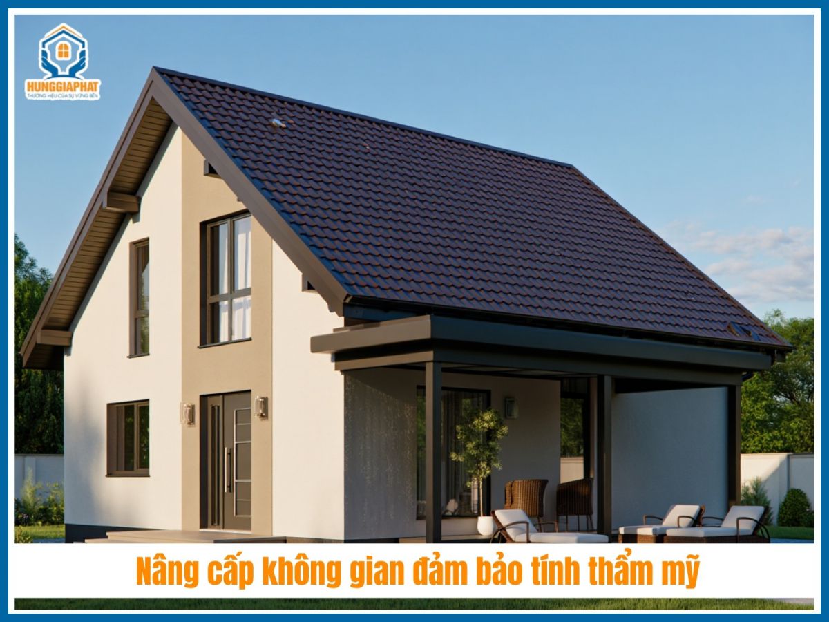 Nang cap khong gian dam bao tinh tham my