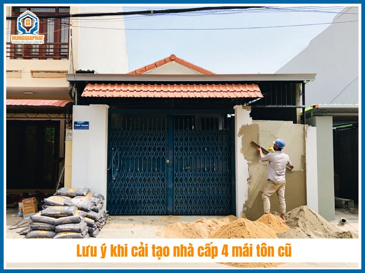 Mot so luu y quan trong khi cai tao nha cap 4 mai ton cu