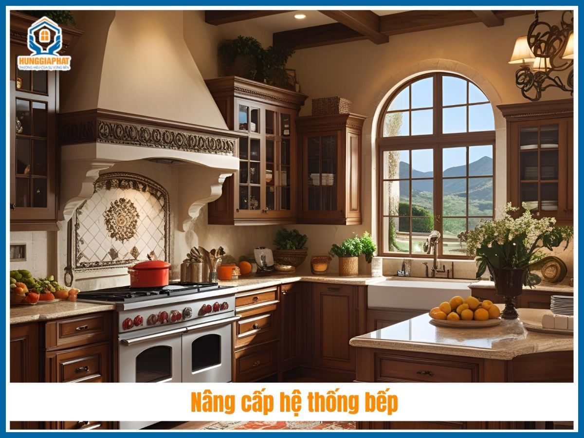 Nang cap he thong bep