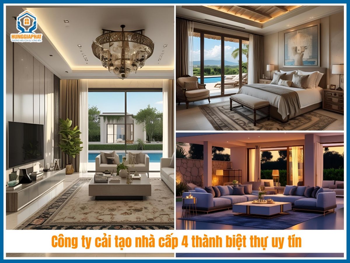 Cong ty cai tao nha cap 4 thanh biet thu uy tin dep chi phi thap