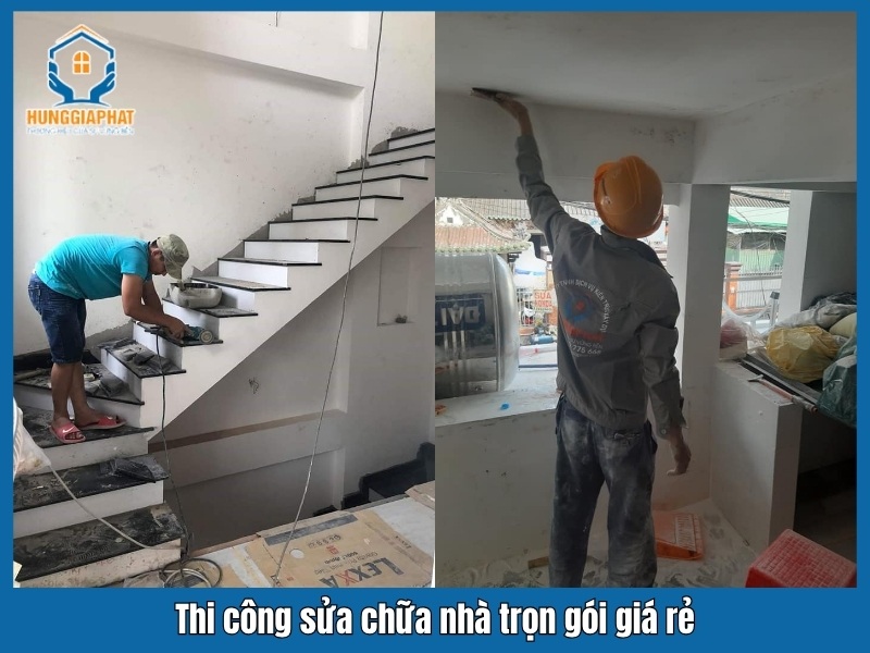 Dich vu thi cong va sua chua nha tron goi voi gia re tai Binh Tan