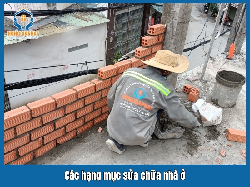 Cac hang muc sua chua nha o