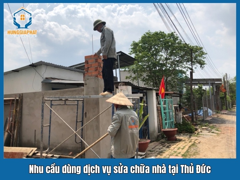 Nhu cau su dung dich vu sua chua nha tai Thu Duc hien nay