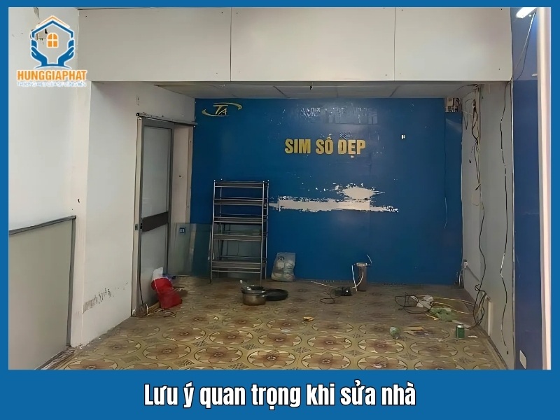 Nhung dieu quan trong can luu y khi sua nha