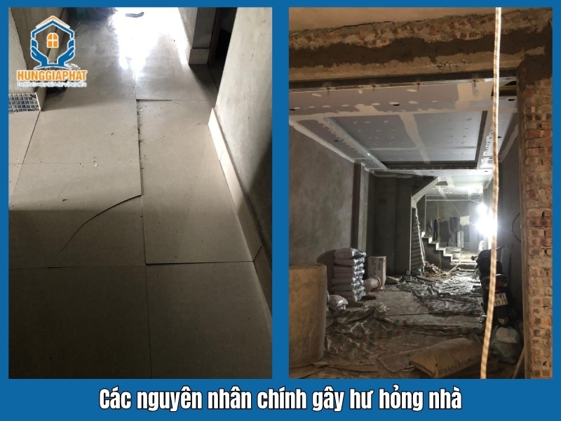 Cac nguyen nhan chinh gay ra hu hong xuong cap nha