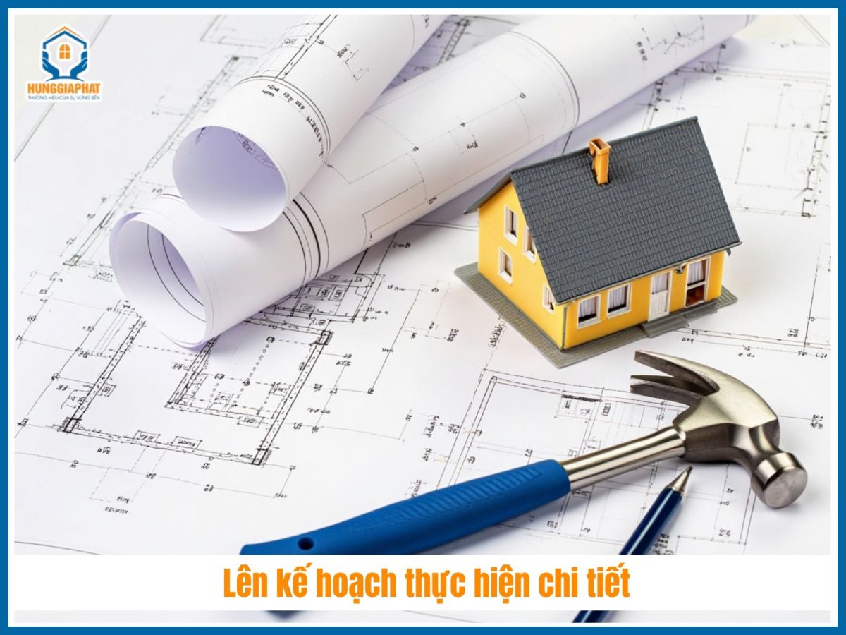 Len ke hoach thuc hien chi tiet