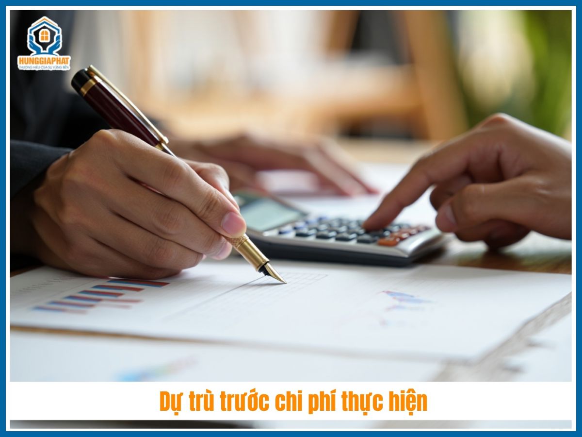 Du tru truoc chi phi thuc hien