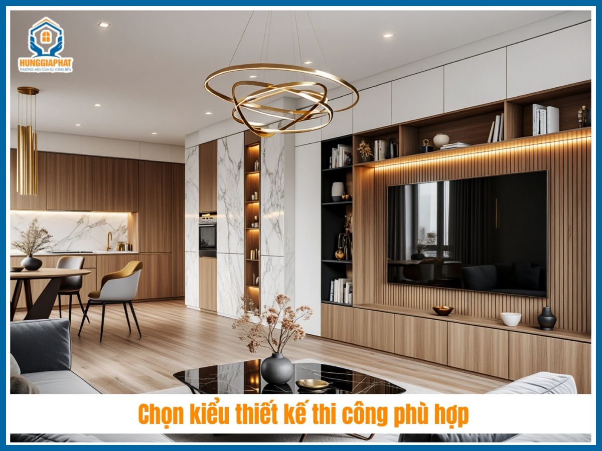Chon kieu thiet ke thi cong phu hop