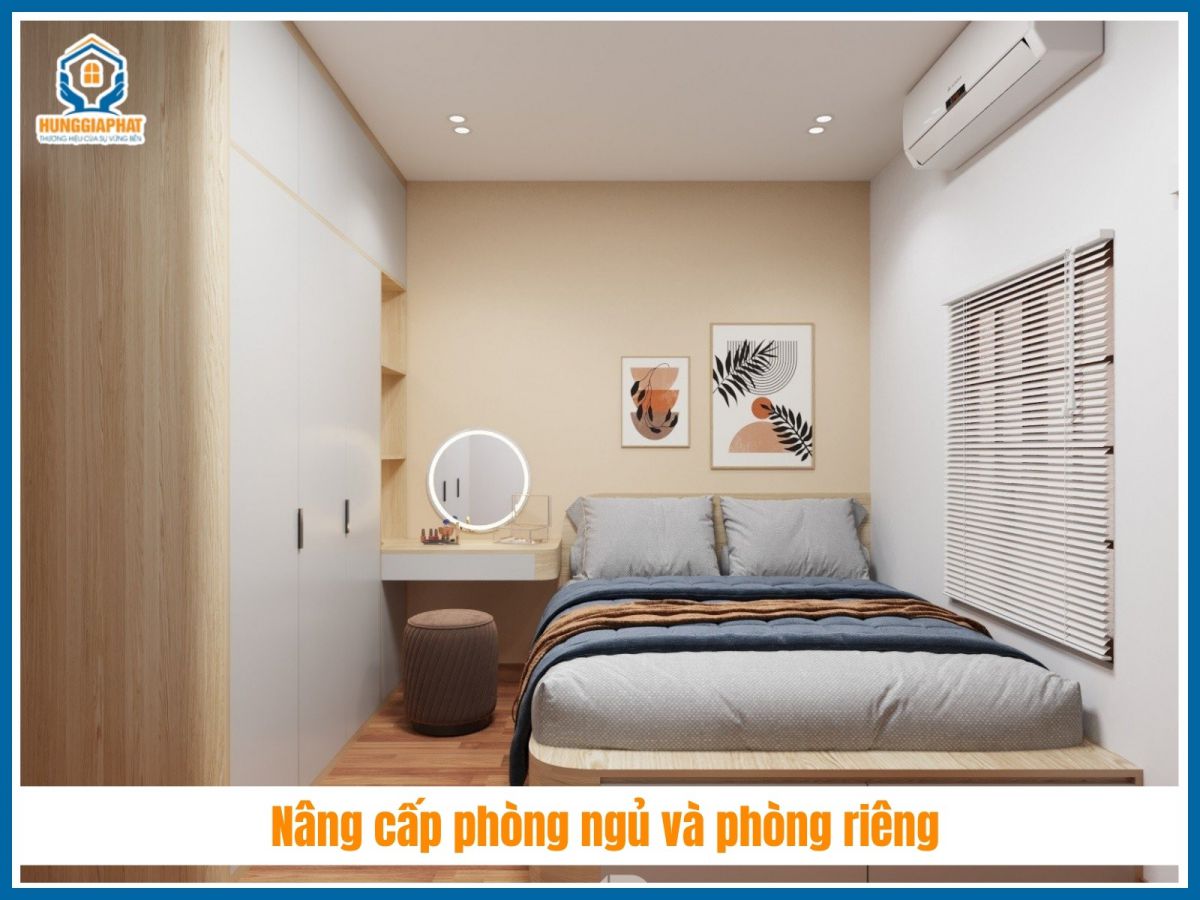 Nâng cấp phòng ngủ và phòng riêng