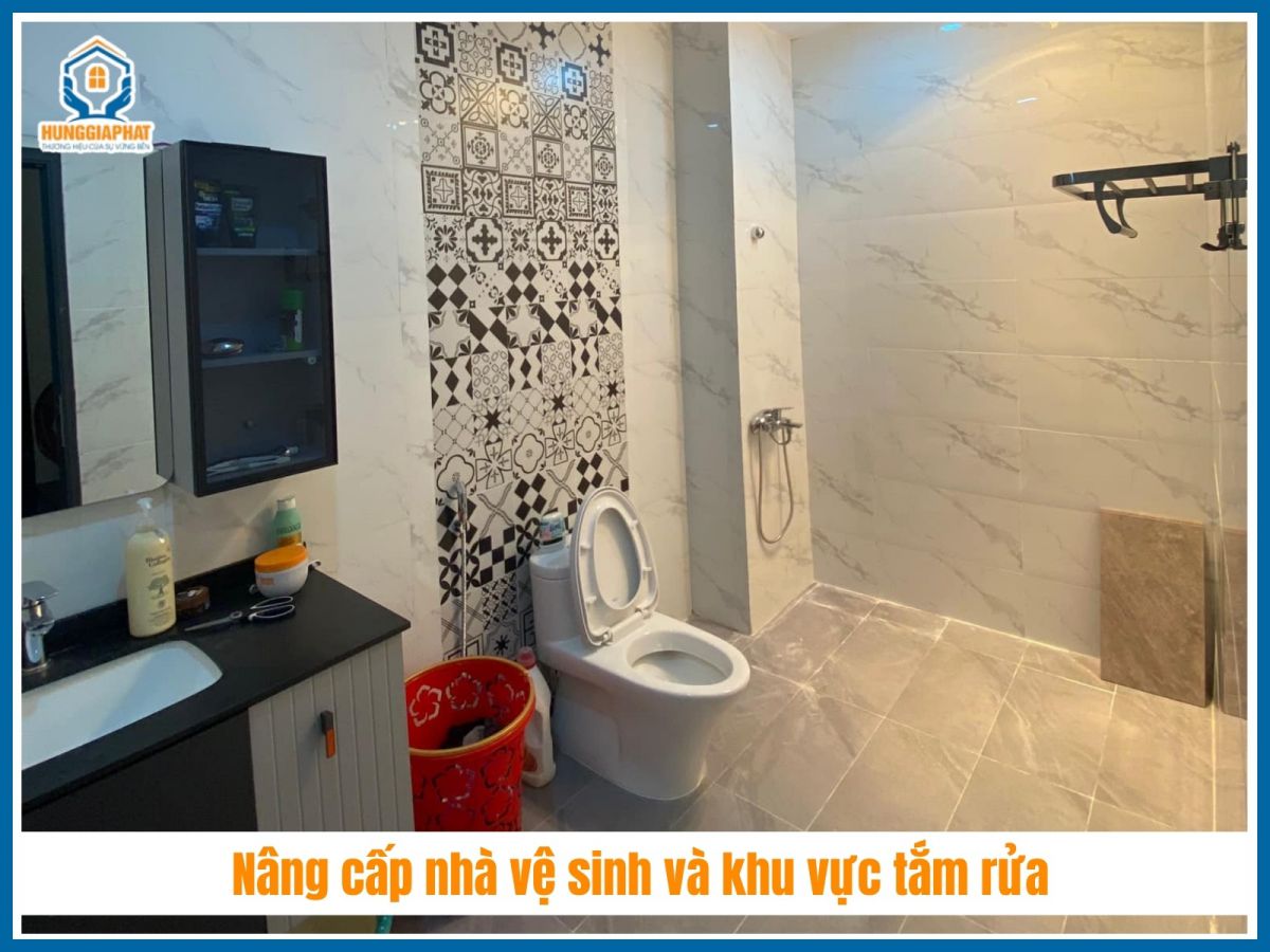 Nâng cấp nhà vệ sinh và khu vực tắm rửa