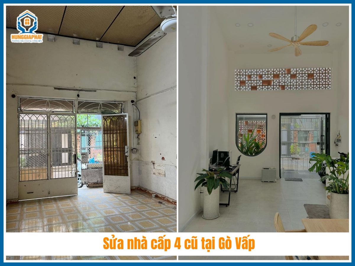 Sửa nhà cấp 4 cũ tại Gò Vấp