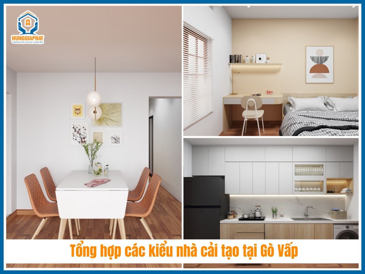 Tổng hợp các kiểu nhà cải tạo tại Gò Vấp