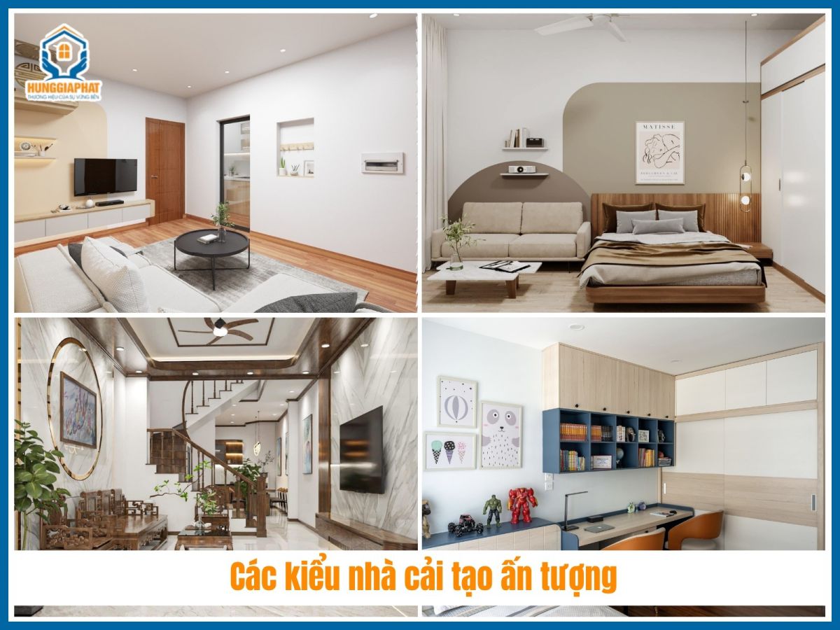 Tổng hợp các kiểu nhà cải tạo tại Gò Vấp