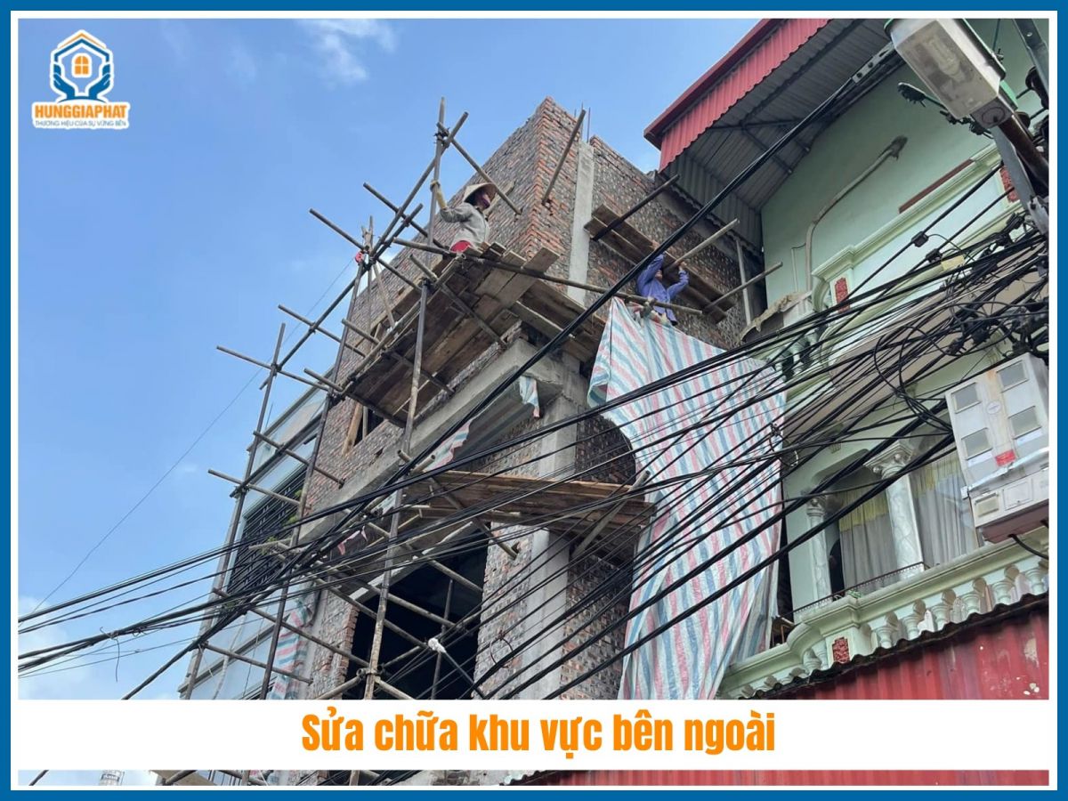 Sửa chữa khu vực bên ngoài