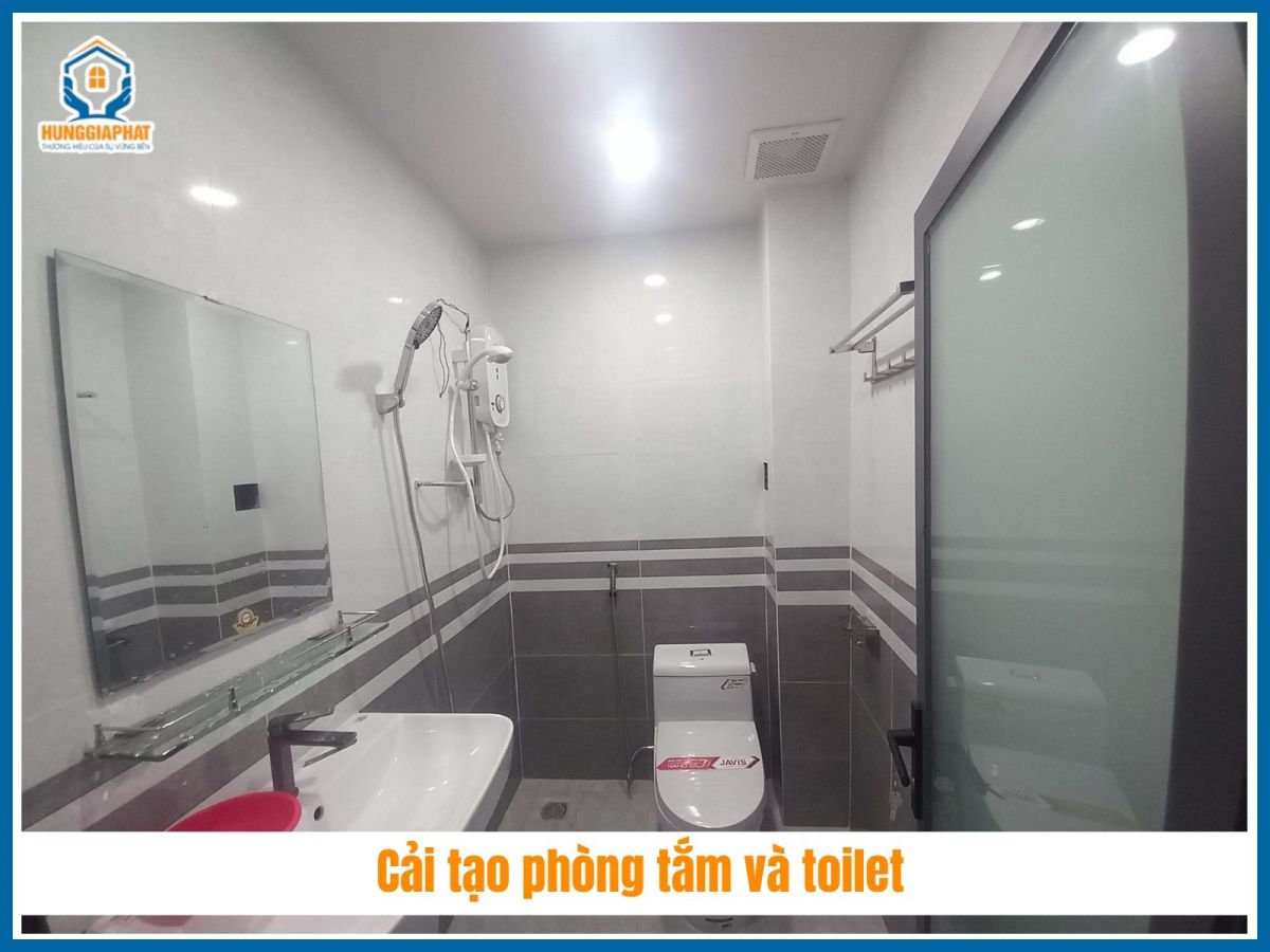 Cải tạo phòng tắm và toilet