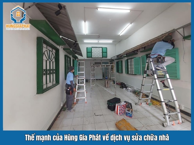 The manh cua Kien Truc Hung Gia Phat ve dich vu sua chua nha tai Tan Phu