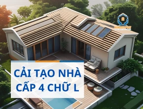 Cải tạo nhà cấp 4 chữ L