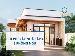Chi Phí Xây Nhà Cấp 4 3 Phòng Ngủ