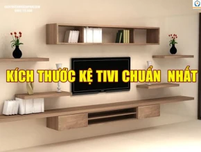 Kích thước kệ tivi CHUẨN mà bạn cần biết