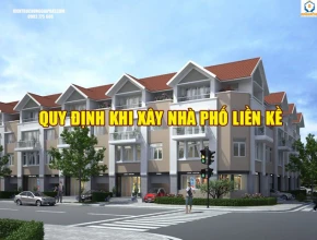 Quy định xây dựng nhà phố liền kề