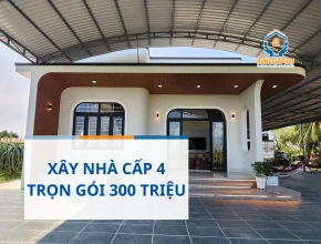 Xây Nhà Cấp 4 Trọn Gói 300 Triệu