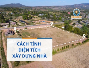 Cách tính diện tích xây dựng nhà