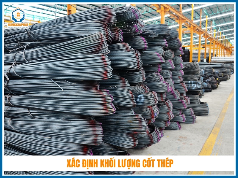 Xác định khối lượng cốt thép