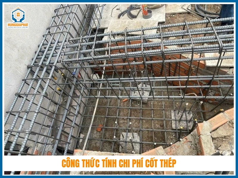 Công thức tính chi phí cốt thép 