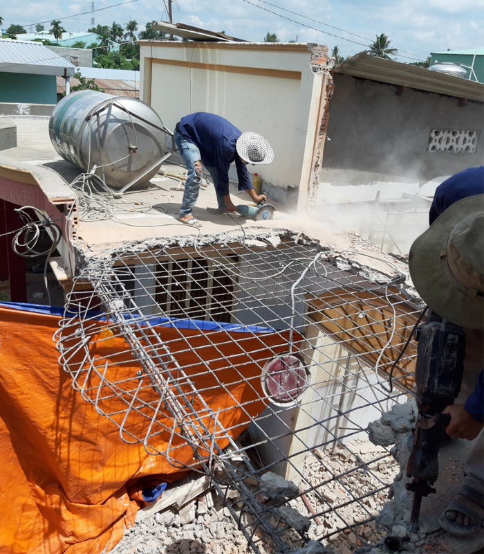 Quy trình tiếp nhận và thi công sửa nhà 