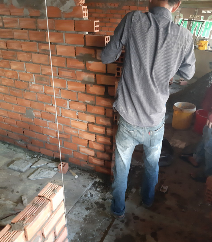 Cac hang muc khi sua chua nha