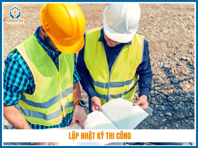 Lập nhật ký thi công