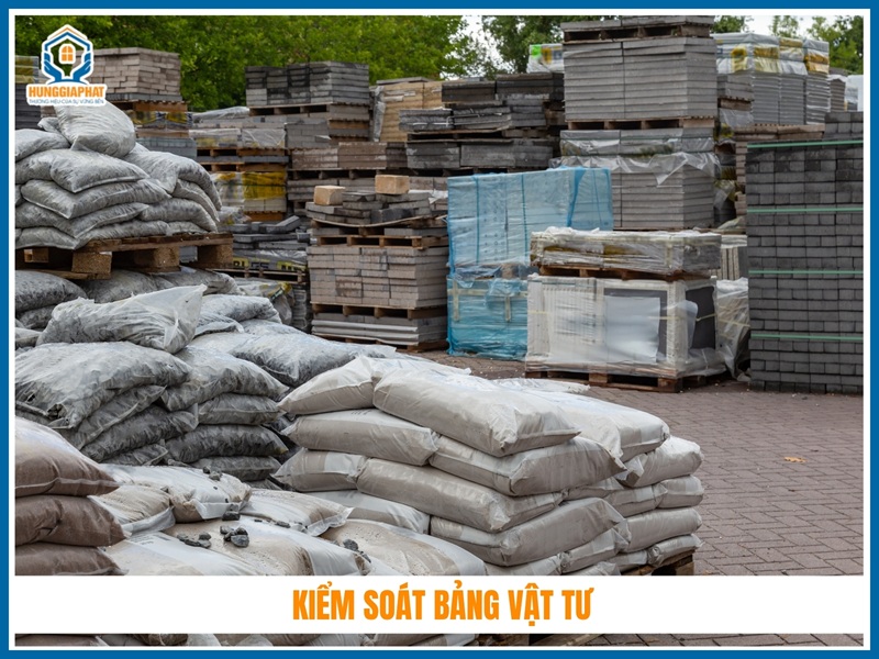 Kiểm soát bảng vật tư