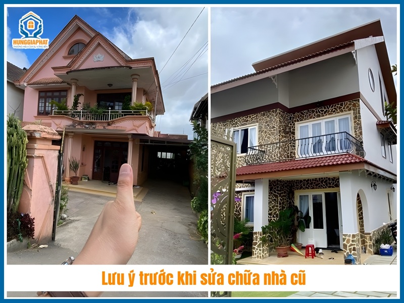 lưu ý trước khi sửa chữa nhà cũ