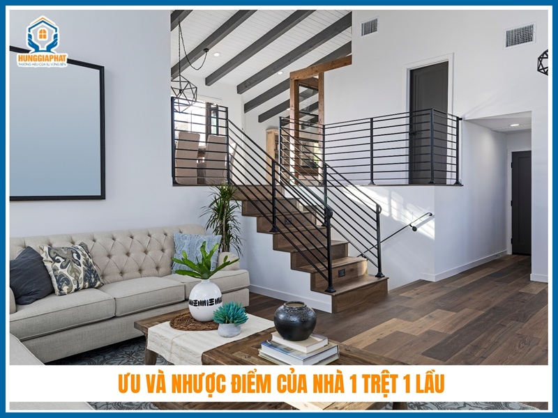 Ưu và nhược điểm của nhà 1 trệt 1 lầu