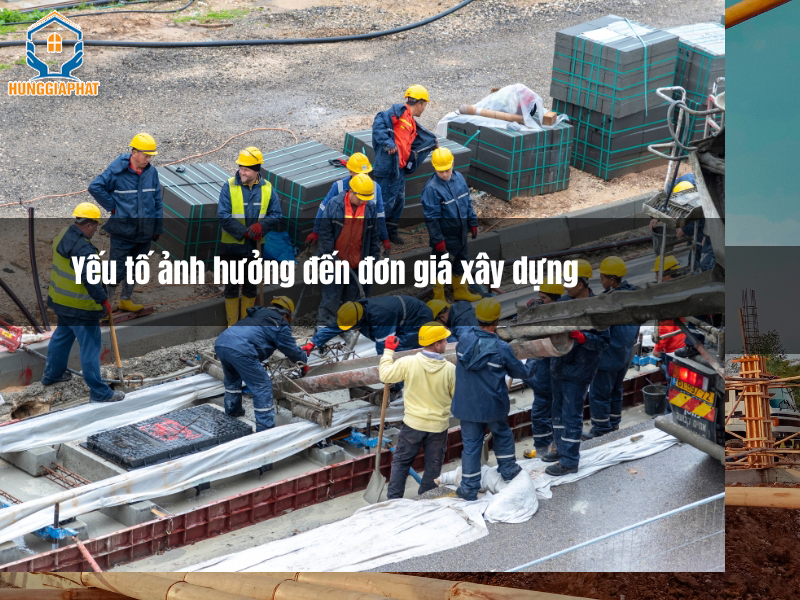 yeu to anh huong den don gia xay dung