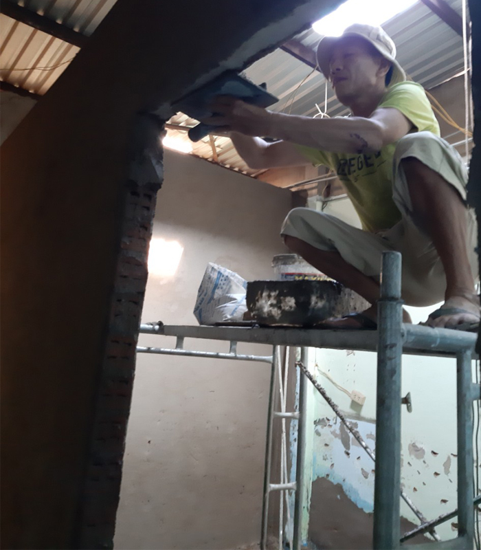 Hình ảnh minh họa khi sửa nhà
