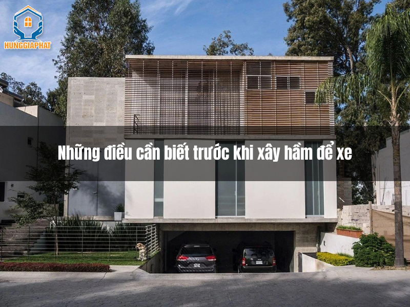 nhung dieu can biet truoc khi xay ham de xe