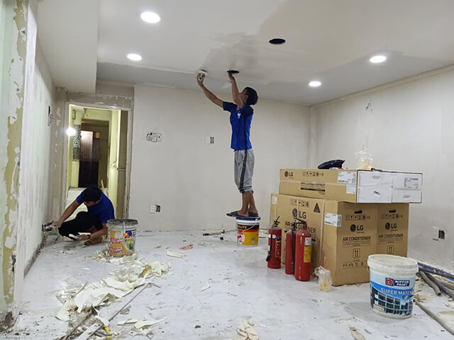 các bước thực hiện quy trình sửa nhà
