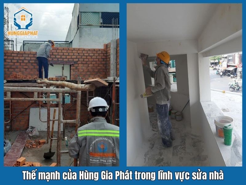 The manh cua Kien Truc Hung Gia Phat trong linh vuc sua chua nha
