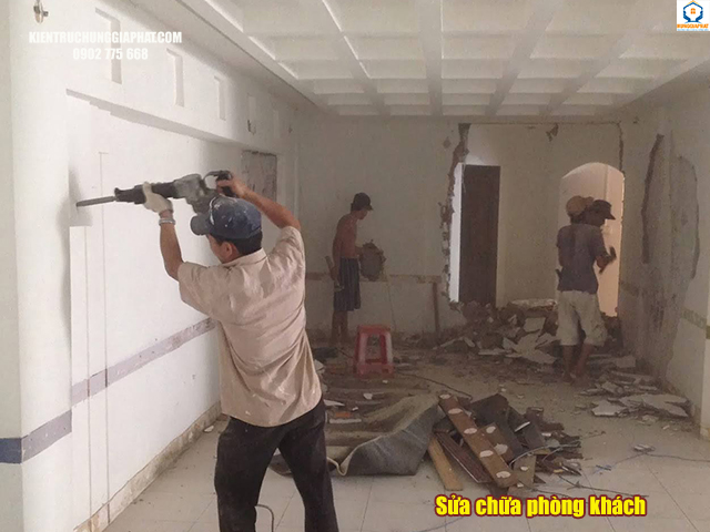 kinh nghiệm sửa chữa phòng khách