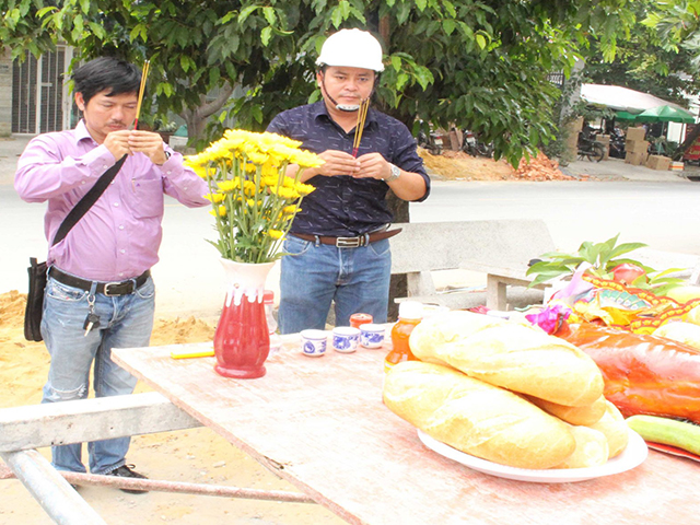 cách vái lạy khi sửa nhà